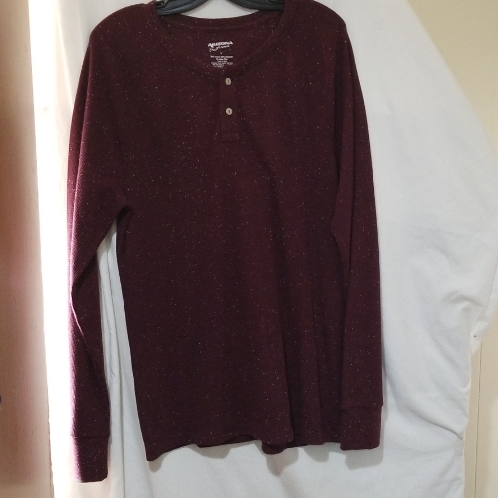 Men's Burgundy Color Shirt - Picture 1 of 3